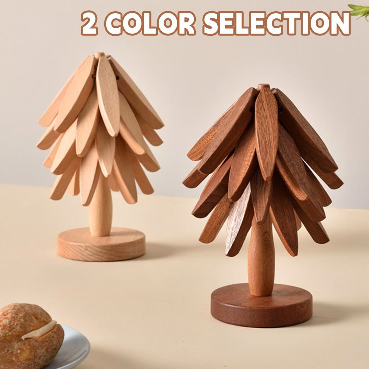The TimberBloom Trivet - Stores Like a Christmas Tree, Protects in Style + 50% OFF