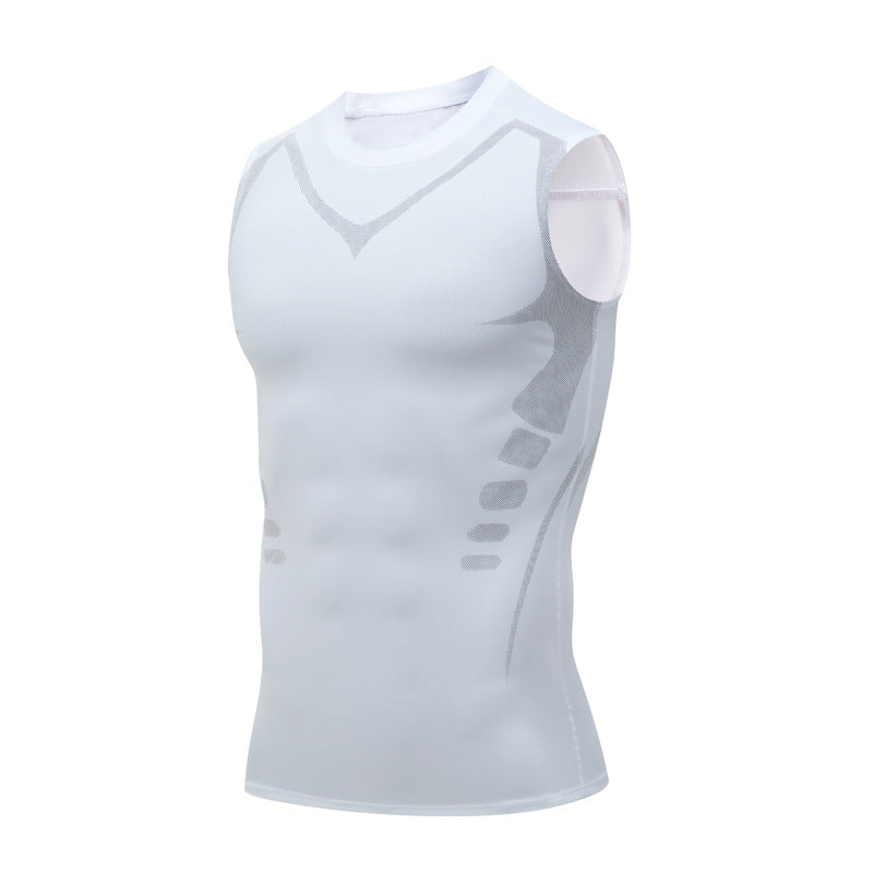 Coremont™ – Ionic Ice-Silk Compression Body Shaping Vest for Men + 50% OFF