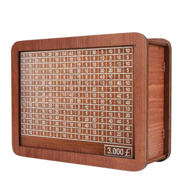The VaultSave CashBox – Smart Savings Solution, Secure Wooden Build & Goal Tracking + 50% OFF