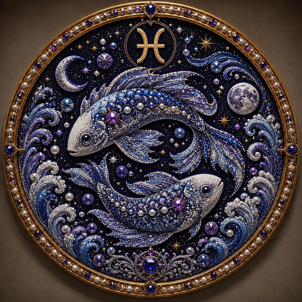Perlune – 3D Pearl Mosaic Zodiac Art Kit, All 12 Star Signs + 50% OFF