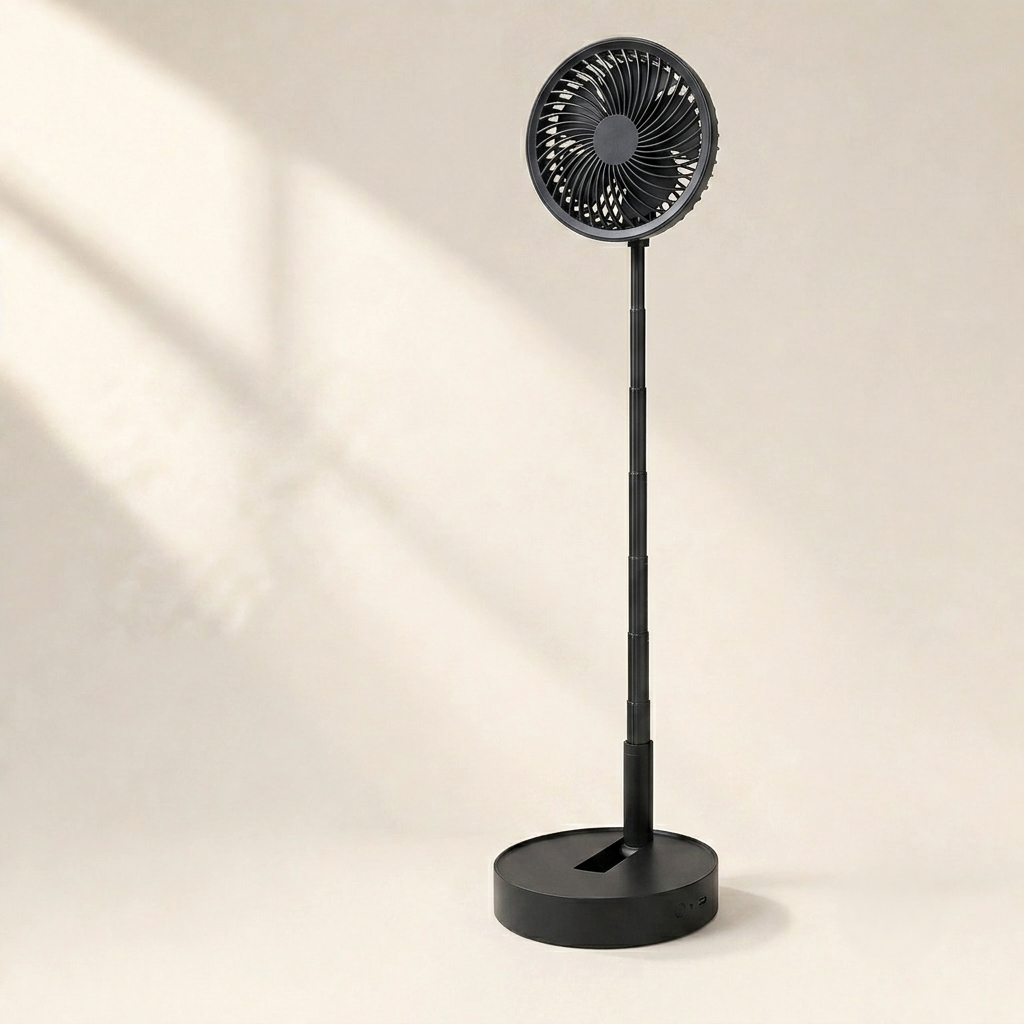 Zephyra™ – Foldable Rechargeable Fan, Telescopic & Whisper-Quiet + 50% OFF