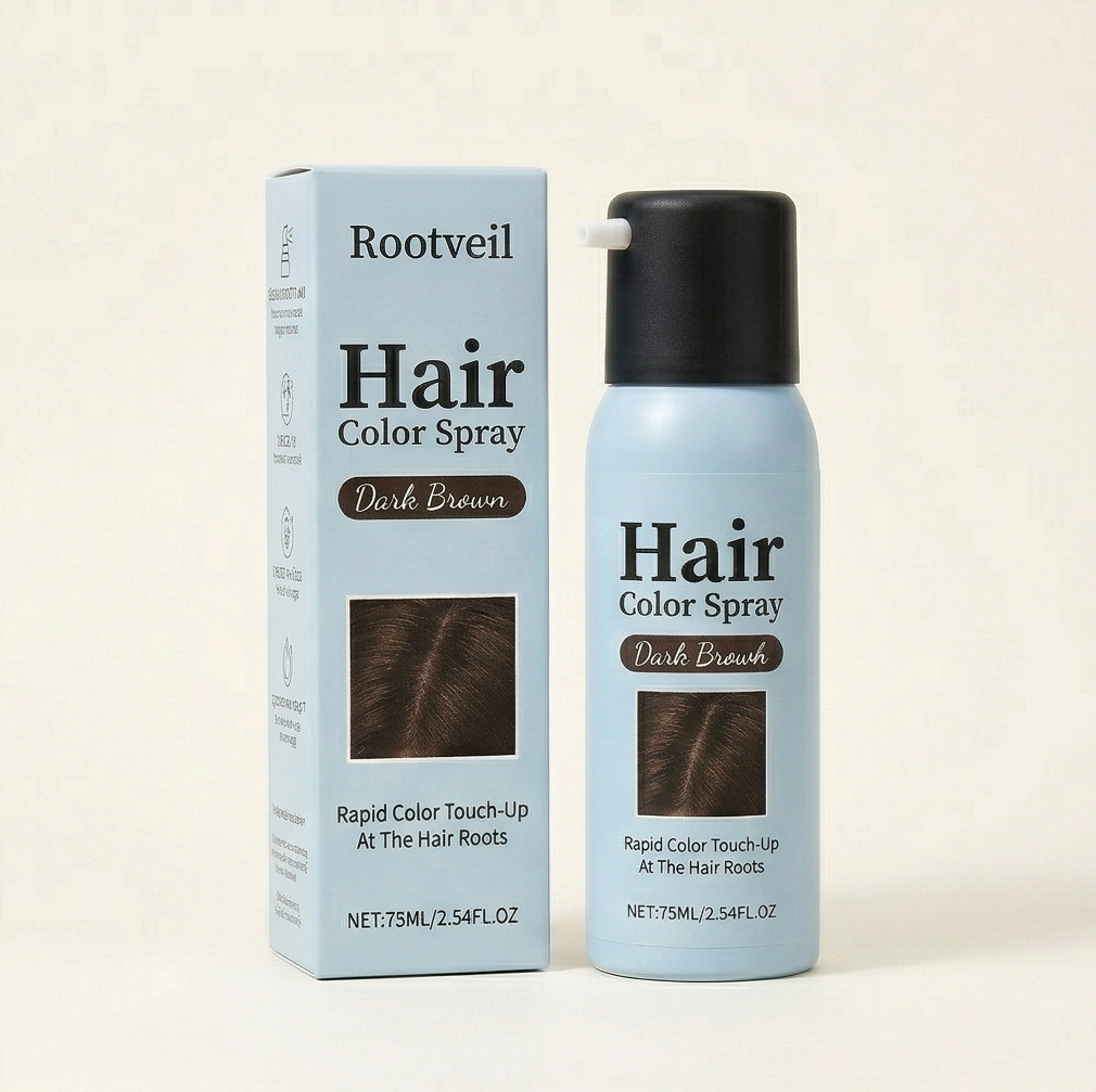Rootveil™ – Plant-Based Instant Root Touch-Up Color Spray + 50% OFF