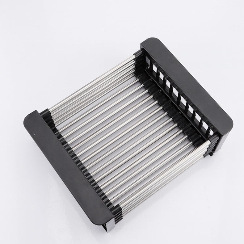 Rinsebrook – Extendable Stainless Steel Over-Sink Dish Drying Rack