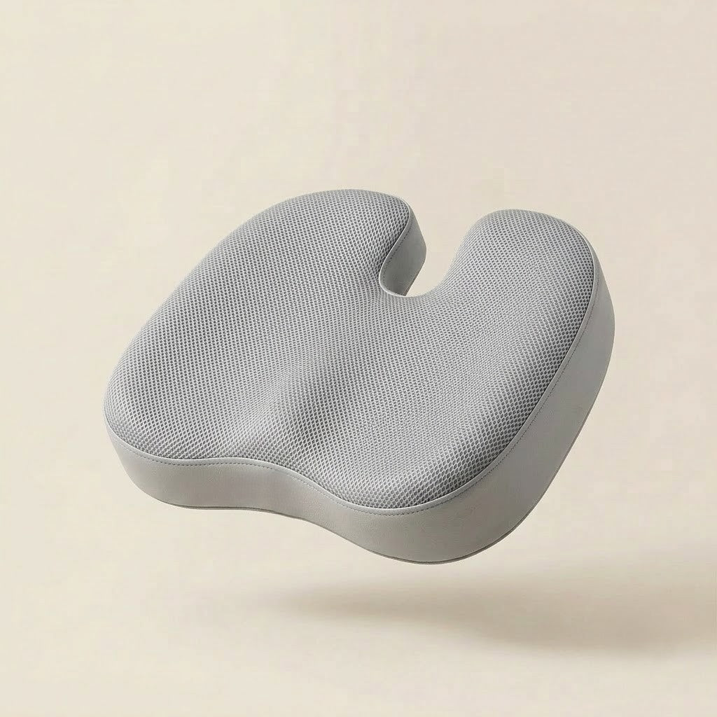 Cushora – Ergonomic Memory Foam Seat Cushion for Tailbone & Lower Back Support + 50% OFF