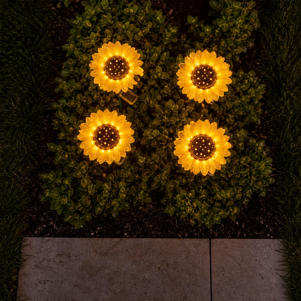 Goldengrove™ – Solar-Powered Realistic Sunflower Garden Stake Light + 50% OFF