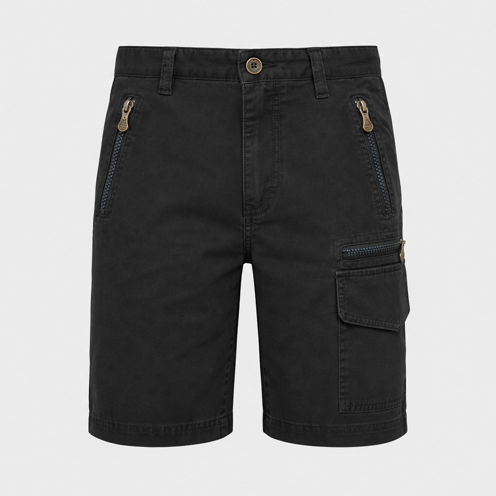 Hawthorne™ – 8-Pocket Cotton Cargo Shorts with Elastic Drawstring Waist + 50% OFF