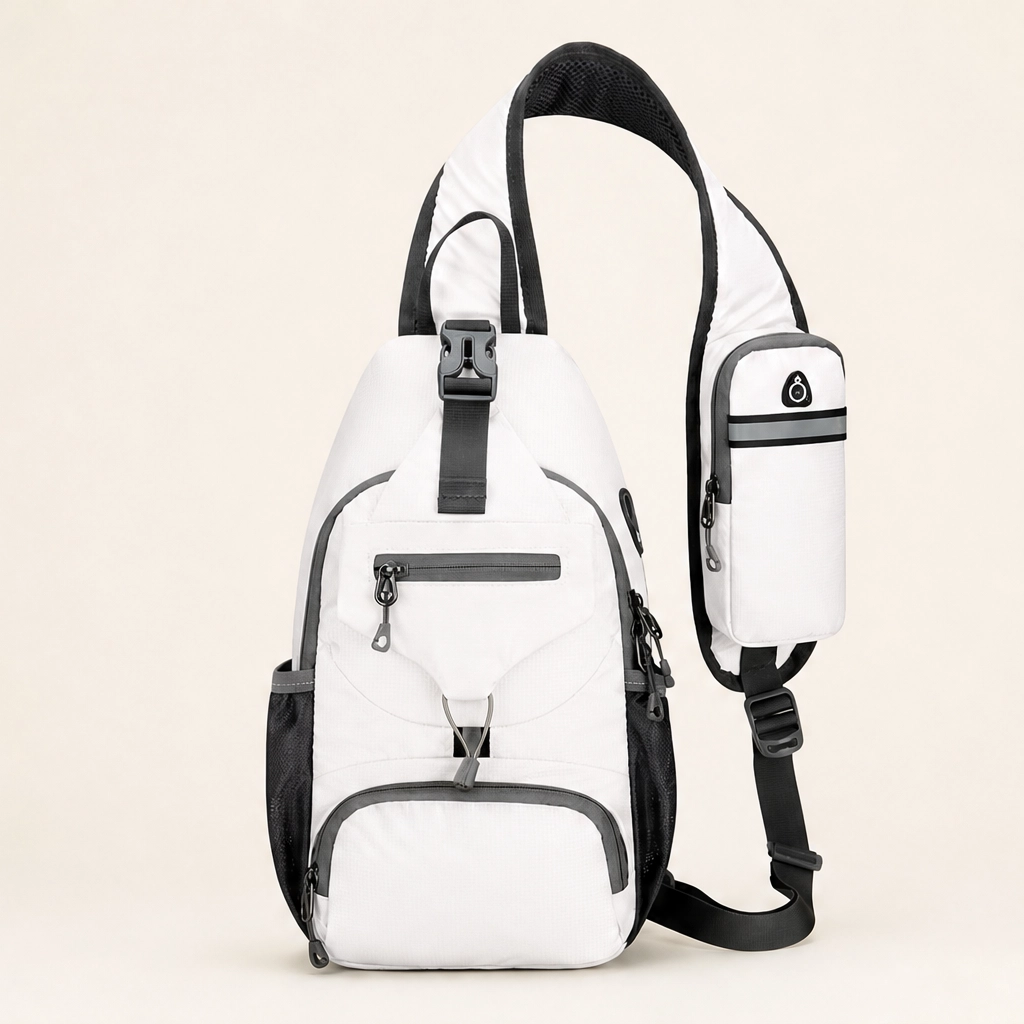 Crestpack™ – Packable Crossbody Sling Bag with Side Pockets for Hiking & Travel + 50% OFF