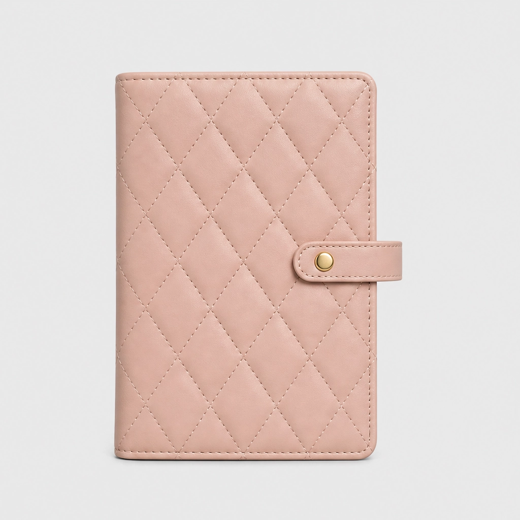 Cameo™ – Quilted Travel Jewelry Book with Tangle-Free Grid Pockets + 50% OFF