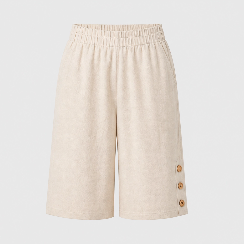 Lilära™ – Elastic-Waist Comfort Capri Pants + 50% OFF