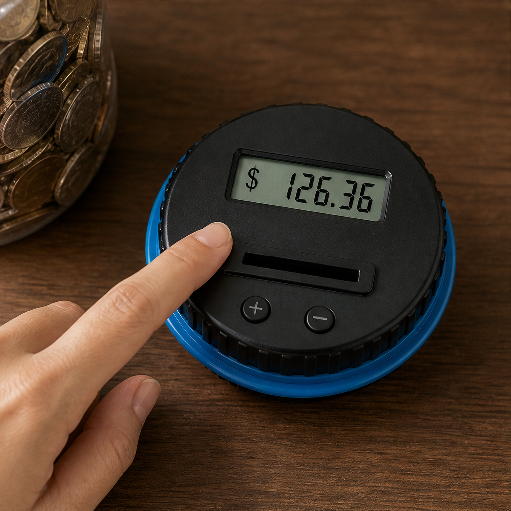 Tallybrook – Automatic Coin Counting Digital Piggy Bank + 50% OFF lifestyle