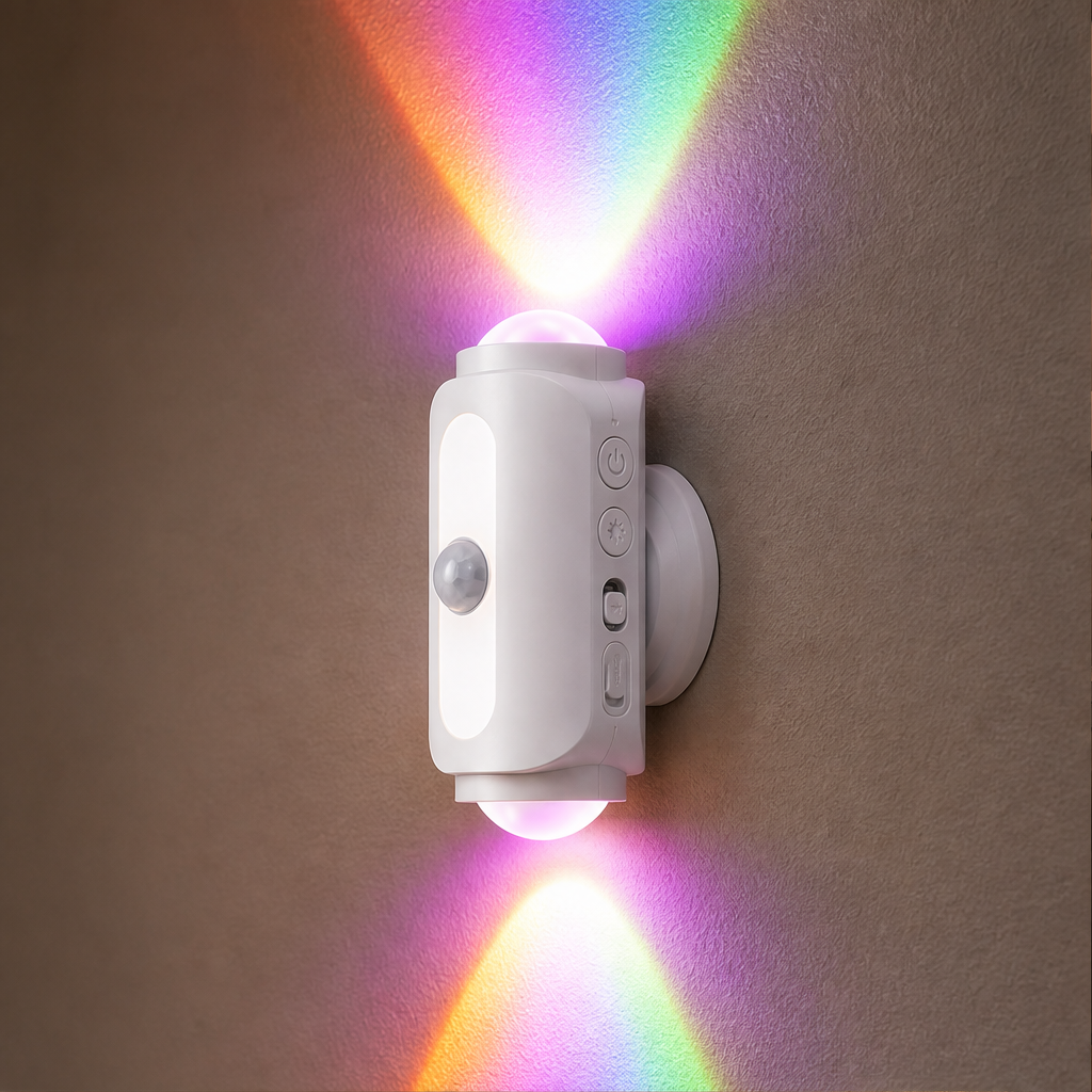 Auravance – Motion-Sensor Rechargeable RGB Wall Light + 50% OFF lifestyle