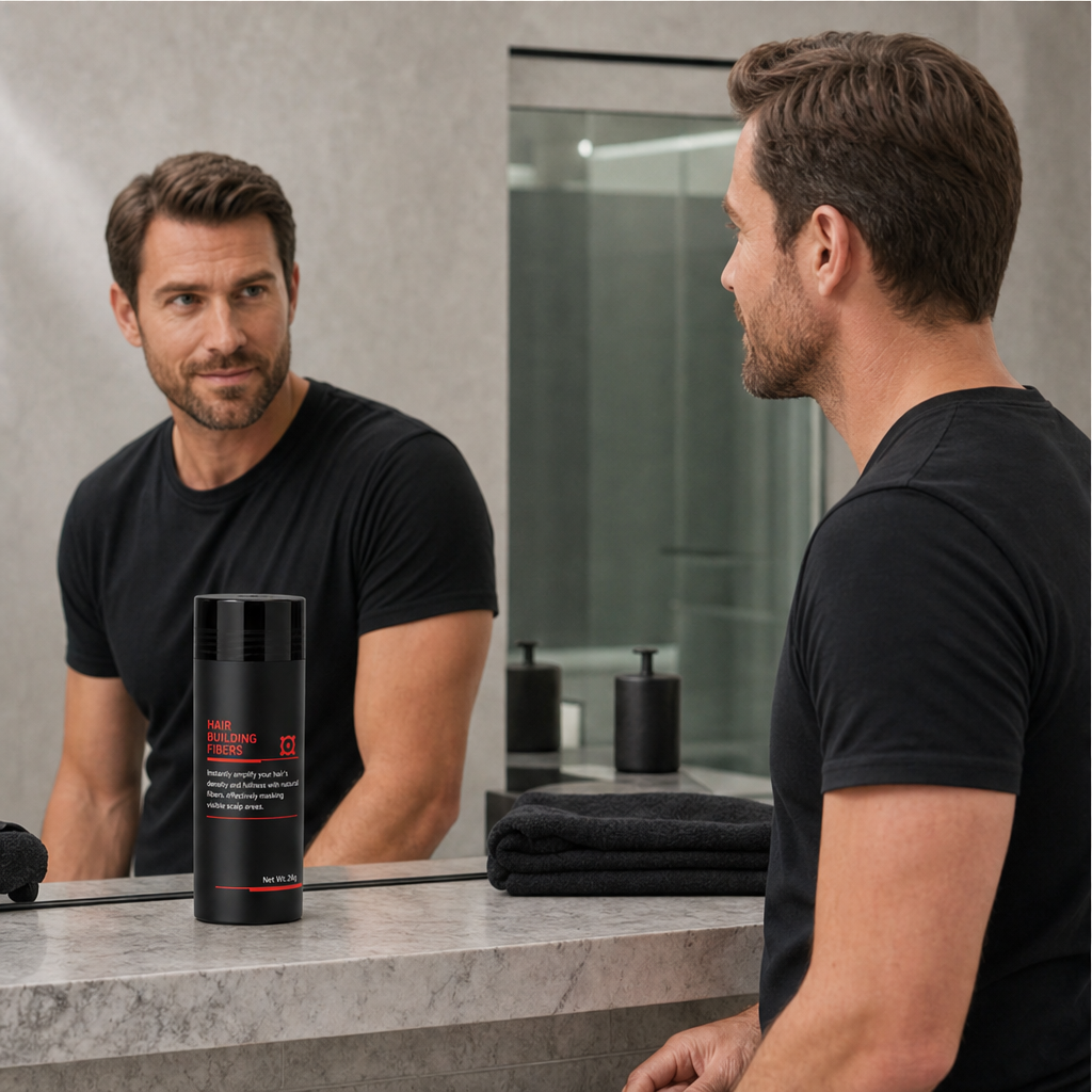 Denscroft – Instant Root Cover Hair Building Fibers lifestyle