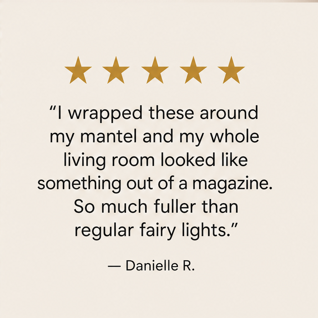 Starburst Alcove – Firecracker Cluster Copper Wire LED String Lights + 50% OFF detail