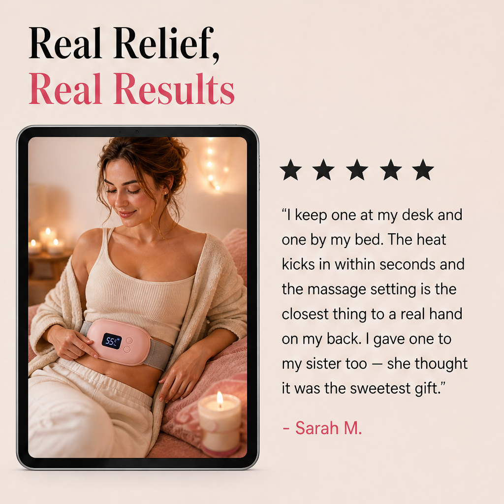 Emberease – Heated Massage Belt for Period Cramp Relief + 50% OFF detail