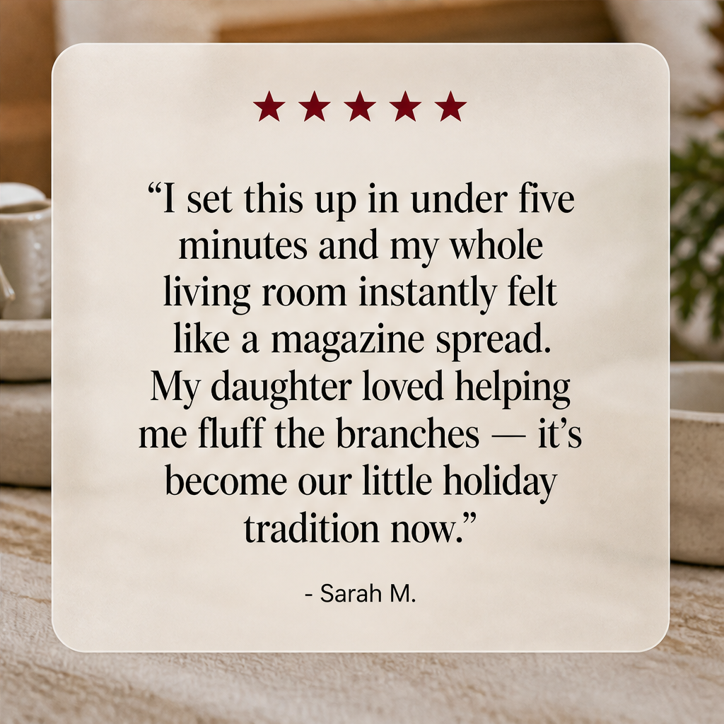 Needlewick – Pre-Lit Bendable Pine Branches for DIY Christmas Decor + 50% OFF detail