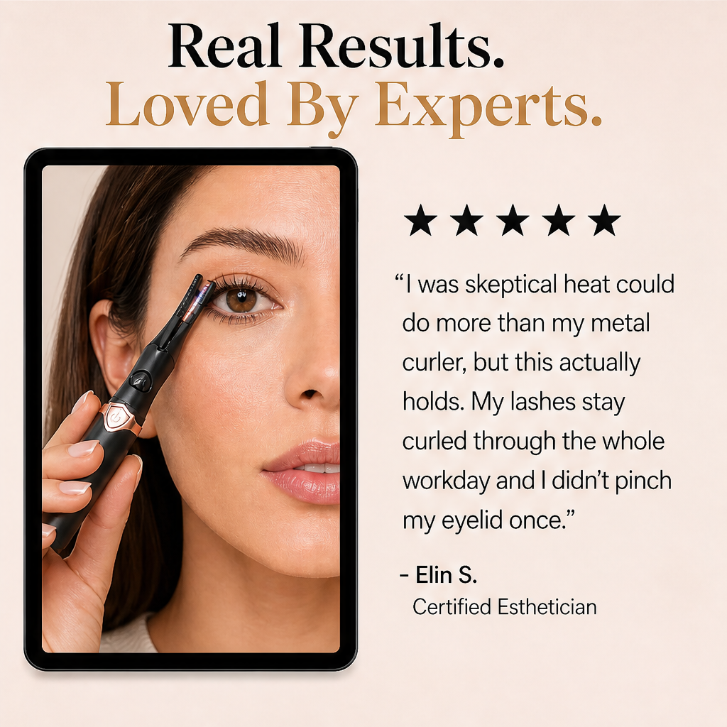 Curlora – Heated Lash Curler with 10-Second Curl and Smart Heat Indicator + 1+1 FREE detail