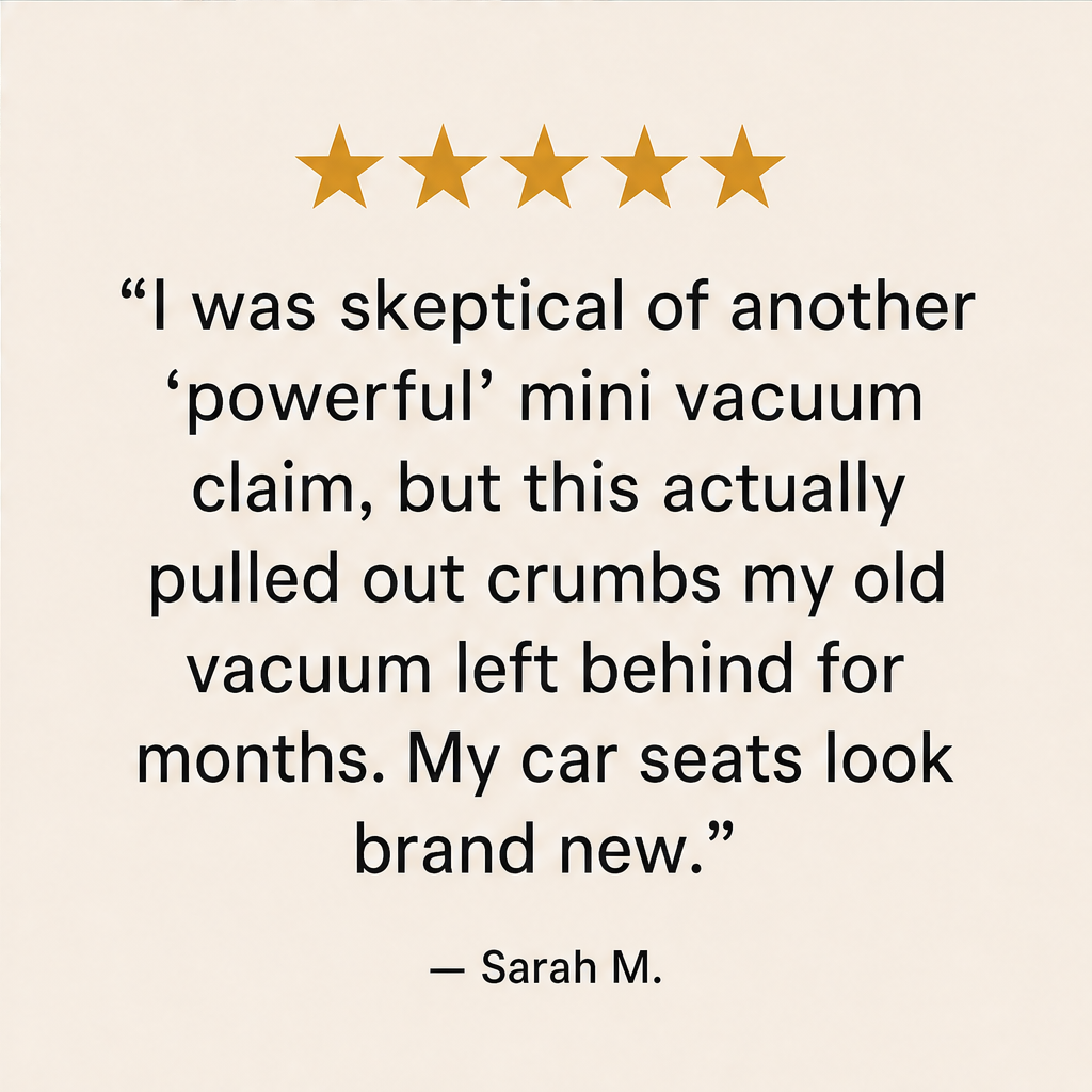 Vaclora – 10000Pa Cordless Handheld Vacuum for Car and Home + 50% OFF detail