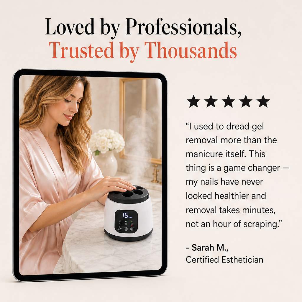 Vapora – Steam Gel Polish Remover for Gentle At-Home Manicures + 50% OFF detail