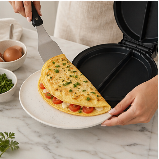 Yolkfold – Dual-Sided Nonstick Electric Breakfast Griddle lifestyle