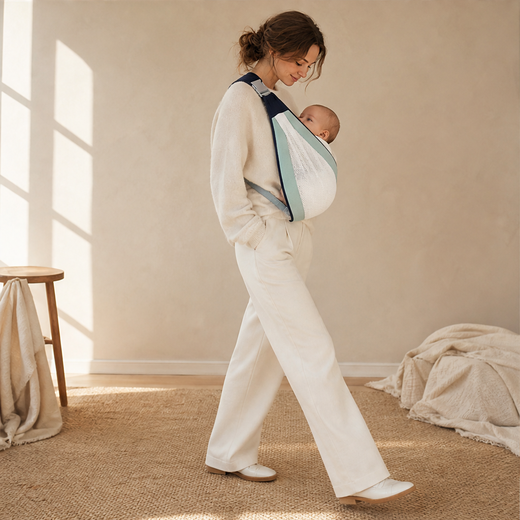 Cloudnest – Breathable Mesh Hip & Side Carry Baby Sling + 50% OFF lifestyle