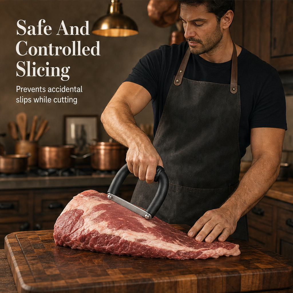Trimwick – Stainless Steel Fat Trimmer for Meat, Ergonomic U-Grip + 50% OFF features