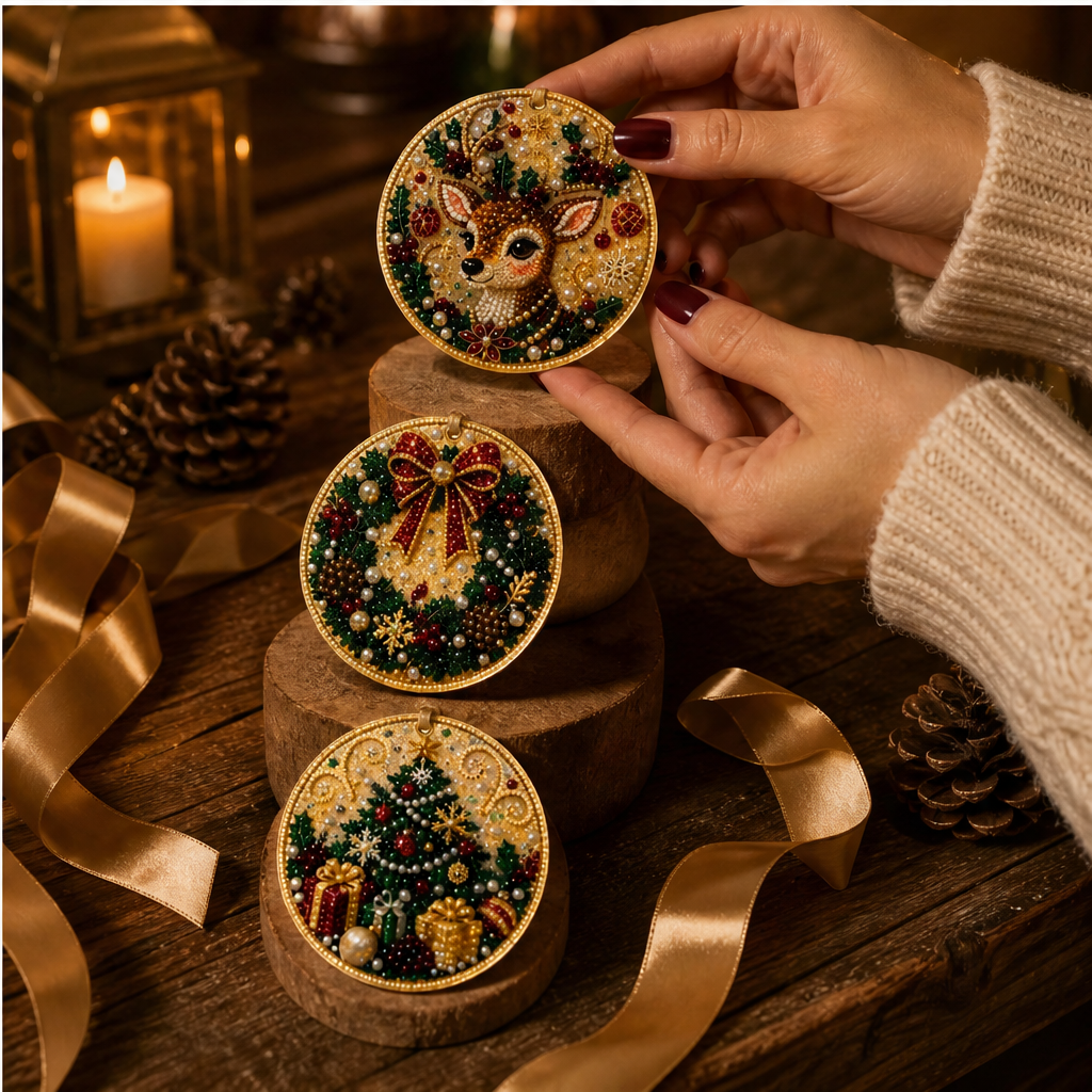 Gemtide Holiday – Sparkling DIY Diamond Painting Ornament Kit + 50% OFF lifestyle