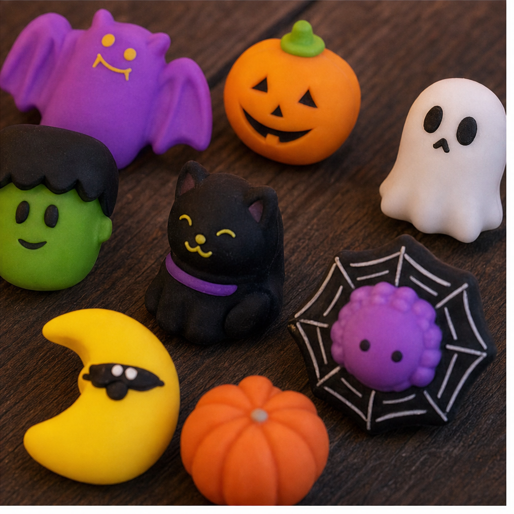 Squishcraft – Soft Squeeze Halloween Squishies, 24pc Party Favours + 1+1 FREE lifestyle