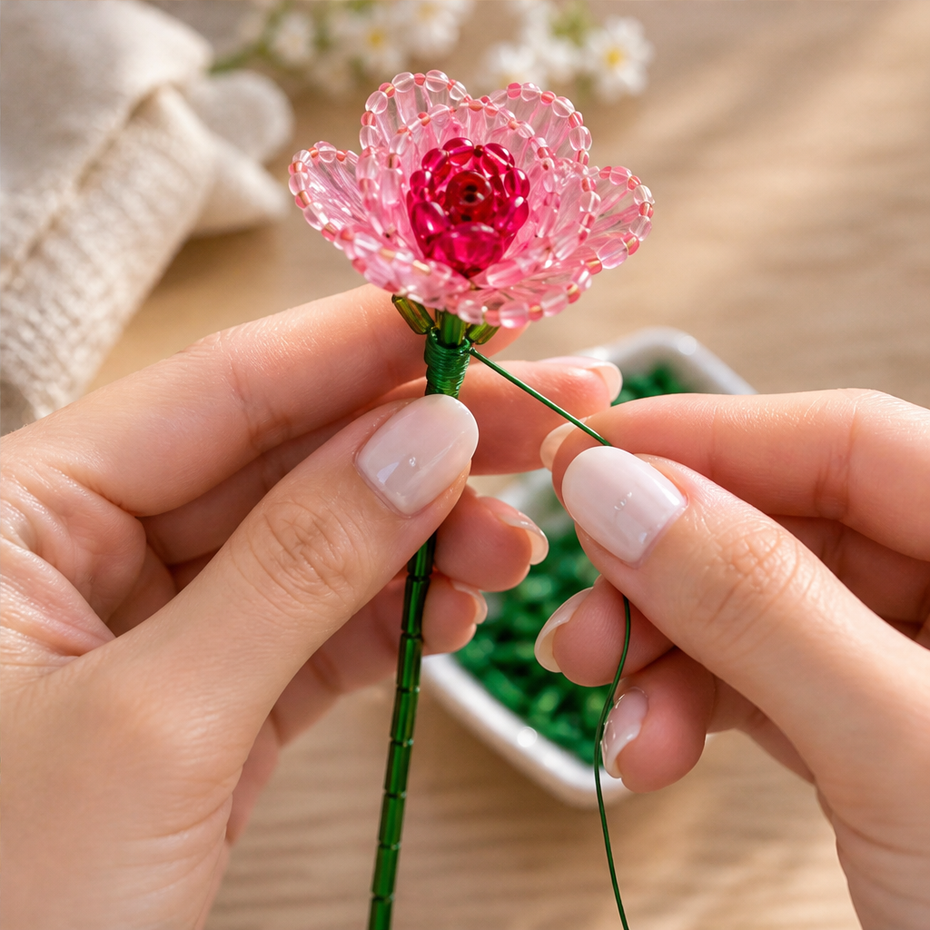 Faceloom – Handmade Beaded Wildflower Bouquet Craft Kit + 50 % OFF lifestyle