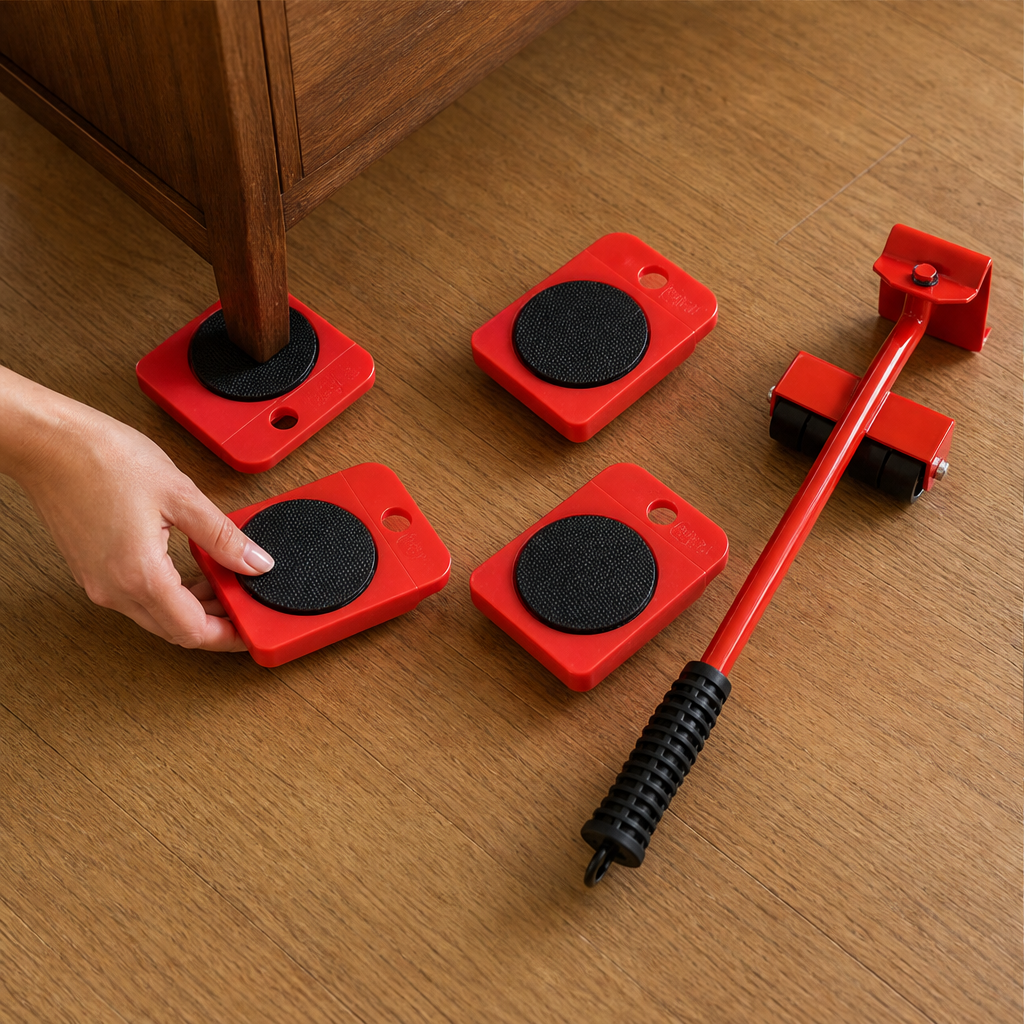 LiftGlide – Lever Lift & 360° Rolling Furniture Mover Set + 50% OFF lifestyle
