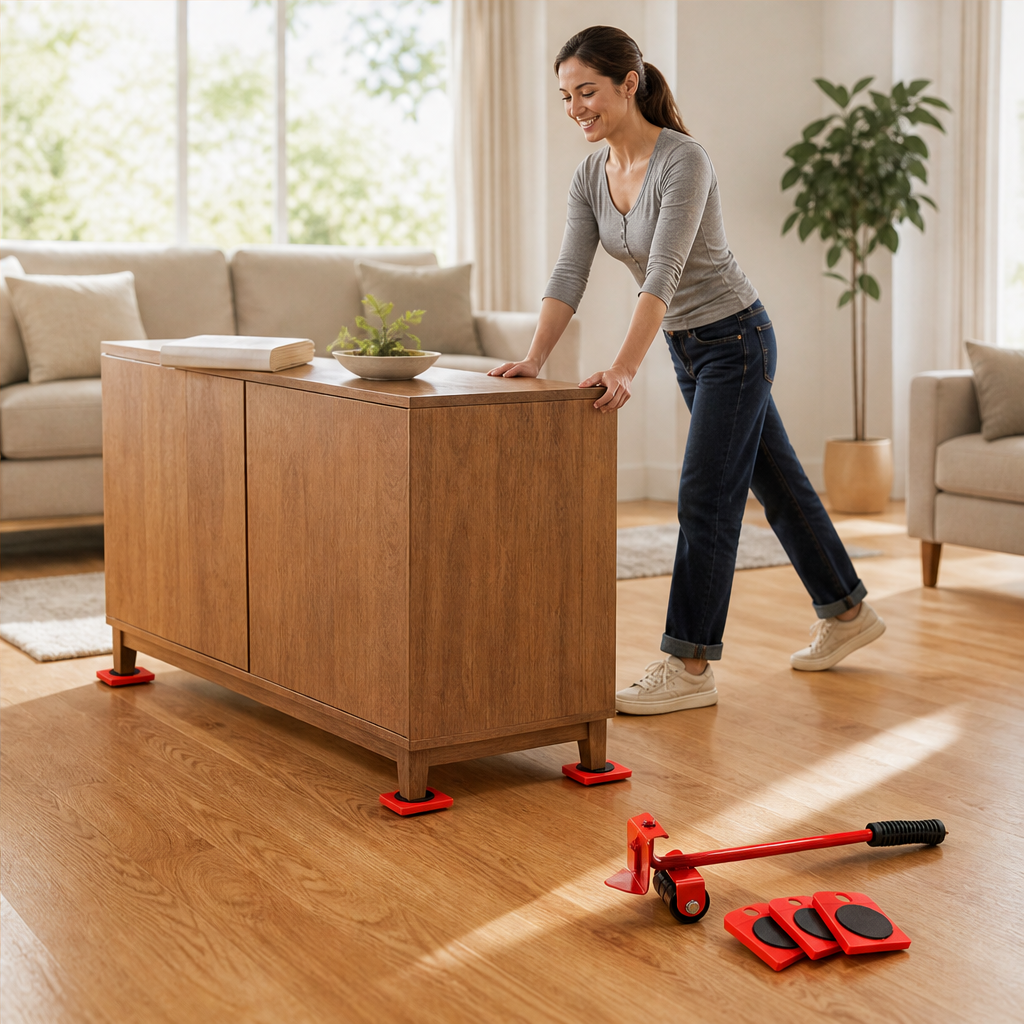 Liftcrate – Lever-Assist Furniture Lifter & Gliding Pad Set + 50% OFF lifestyle