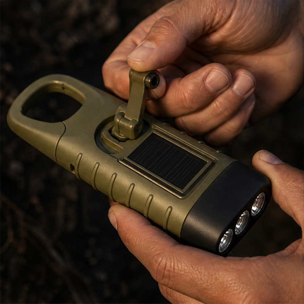 EverGlow Trail – Solar & Hand-Crank Backup Flashlight + 50% OFF lifestyle