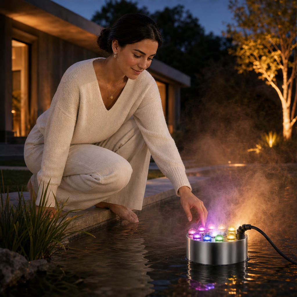 Mistholm – 12-LED Colour Changing Ultrasonic Fog Maker + 50% OFF lifestyle