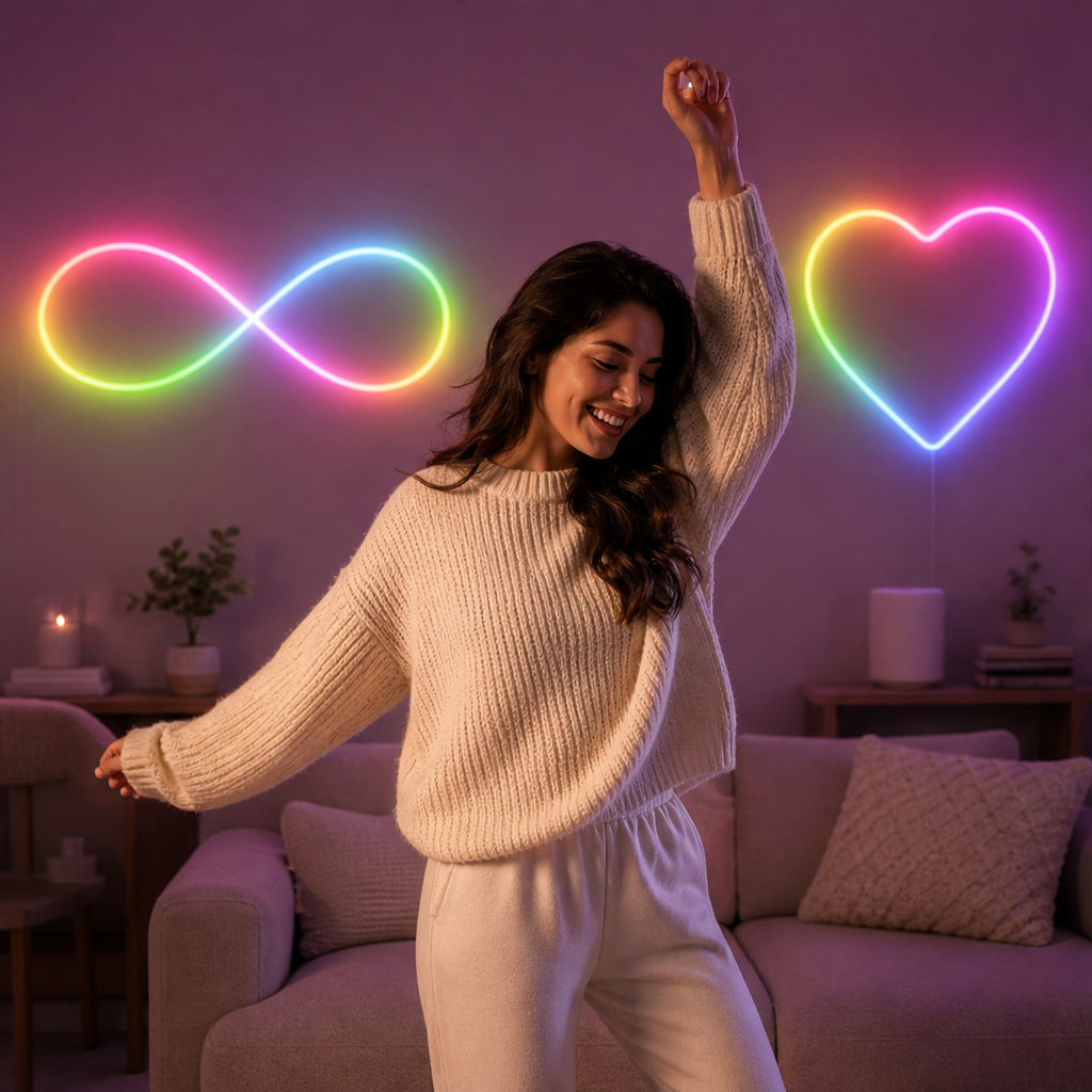 Glowcroft – Bendable Smart RGB Rope Lights with Music Sync + 50% OFF lifestyle