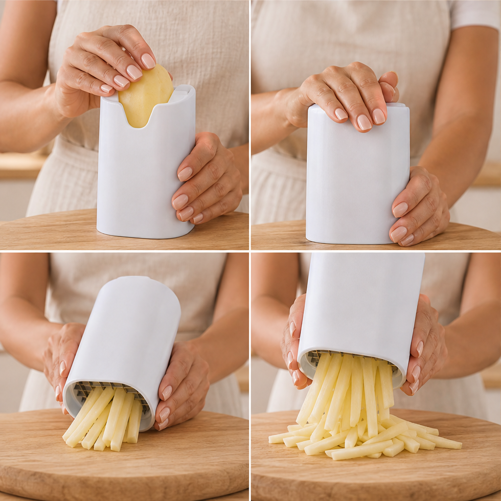 Blyvo – One-Press Stainless Steel Veggie Chopper + 50% OFF lifestyle