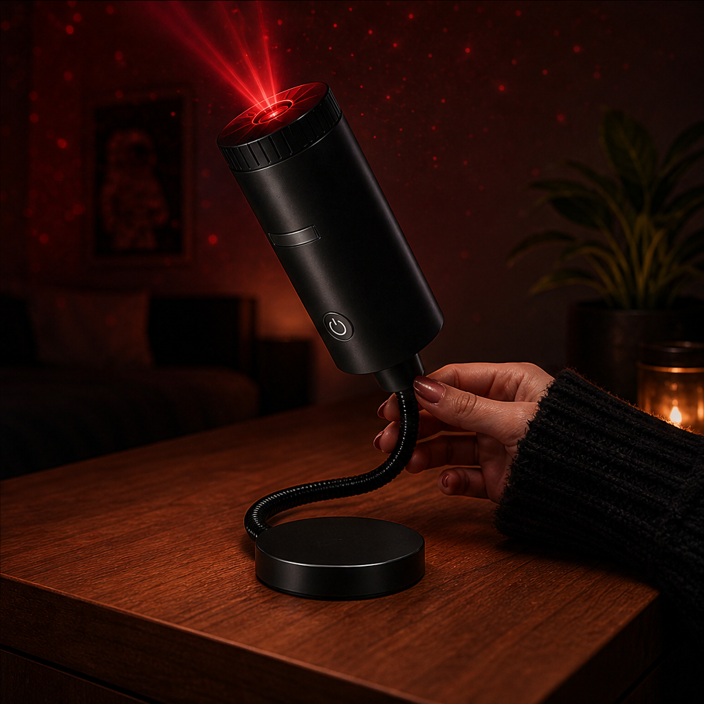 Hauntwick – 6-Disc HD Halloween Projector with Adjustable Gooseneck + 50% OFF lifestyle