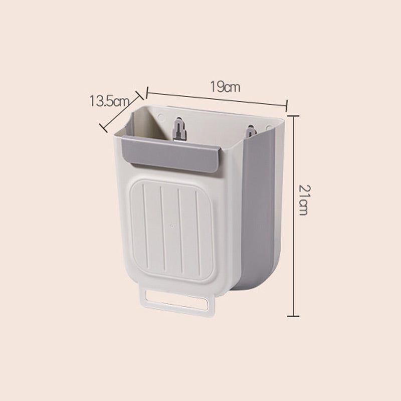 Skarva – Folding Hanging Kitchen Waste Bin with Cabinet Hook + 50% OFF
