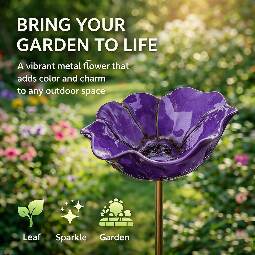 EverBloom Poppy Garden Stake — Art Meets Nature + 50% OFF