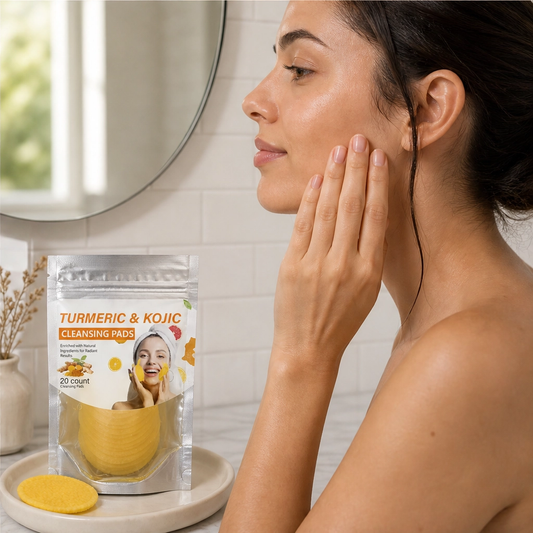Nacre – Turmeric & Kojic Foaming Cleansing Pads, 20 Pack + Buy 1 get 1 FREE
