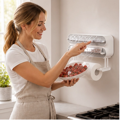 Kliven – Magnetic Wrap Cutter & Paper Towel Holder for Fridge + 50% OFF