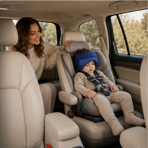 Lullport – Adjustable Travel Sleep Headrest Band for Planes, Trains & Road Trips + 50% OFF