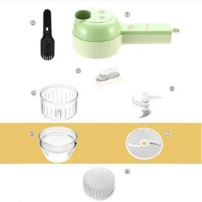 The KitchenCommand 4-in-1 Chopper - Cut, Clean, and Mince 80% Faster + 50% OFF