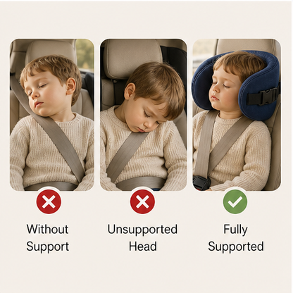 Lullport – Adjustable Travel Sleep Headrest Band for Planes, Trains & Road Trips + 50% OFF