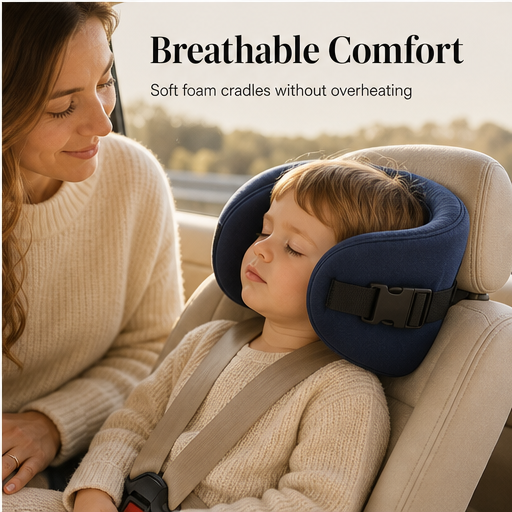 Lullport – Adjustable Travel Sleep Headrest Band for Planes, Trains & Road Trips + 50% OFF