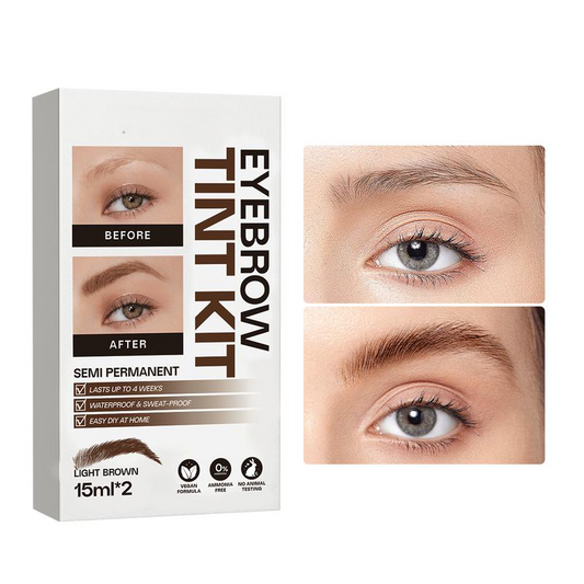 The AuraBrow Tint Kit — Salon-Perfect Brows for 4 Weeks+ 50% OFF
