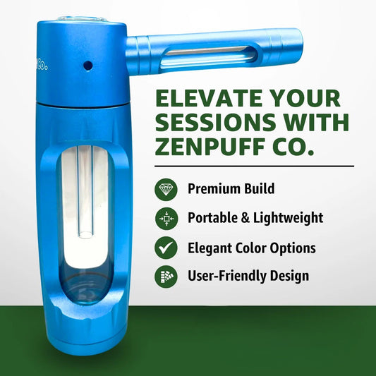 ZenPuff Bubbler - Cooler, Smoother Hits Instantly + 50% OFF