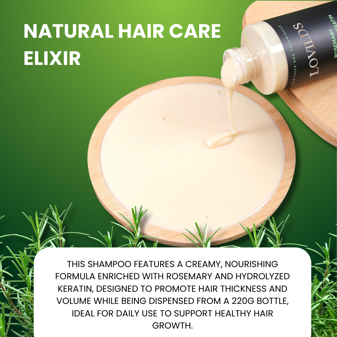 The TheraGrow Rosemary Shampoo - Visible Thickness, 98 % Less Fallout +50% OFF
