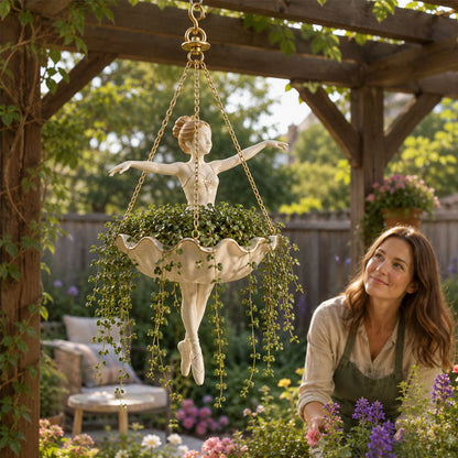 Plievine – Ballet Dancer Hanging Planter for Garden, Patio & Balcony + 50% OFF