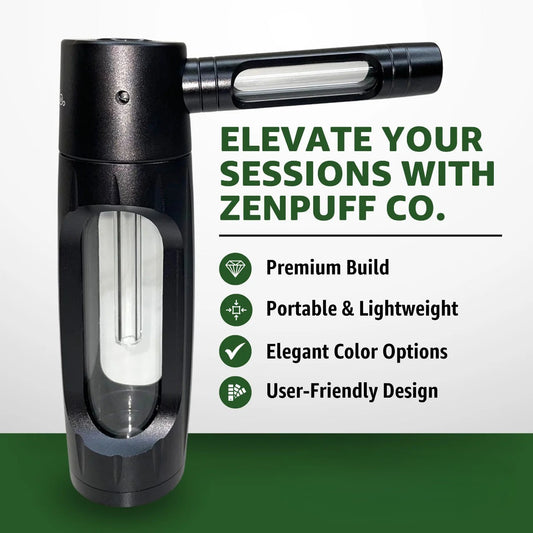 ZenPuff Bubbler - Cooler, Smoother Hits Instantly + 50% OFF