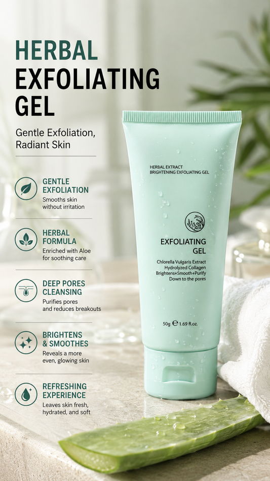 Dewveil™ – Herbal Aloe Exfoliating Gel for Deep Pore Cleansing & Glow + BUY 1+  GET 1 FREE