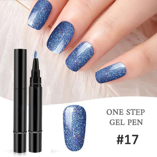 Enamelle – 3-in-1 One-Step Gel Nail Pen Kit with LED Lamp, 18 Colors - Buy 1 + 1 FREE